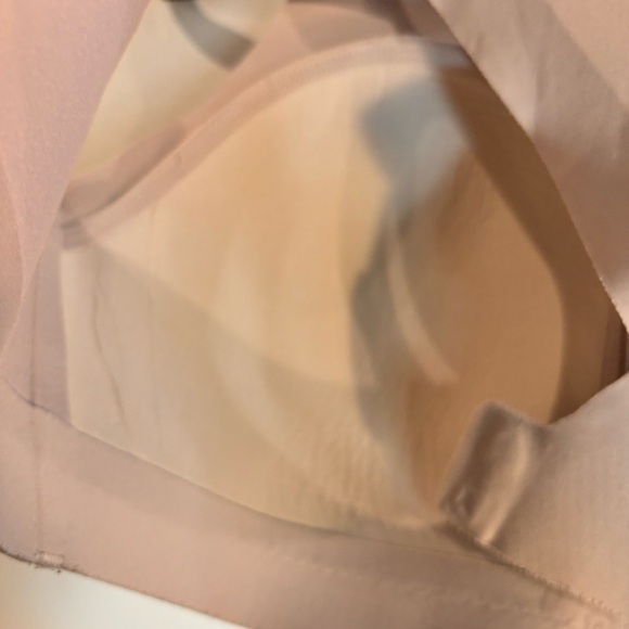 LULULEMON Sz 34DD Seamless Nude Athletic Sports Bra Padded Criss Cross Back - Picture 7 of 8